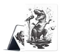 FGDRFGRW Case for 10.2-inch Kindle Scribe (2024/2022 Released),Adjustable Stand Auto Wake/Sleep Function Full Body Protection Cover - Dinosaur Singing