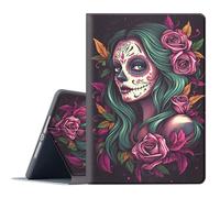 FGDRFGRW Case for 6" All-New Kindle 10th Generation 2019 Release,Adjustable Stand Auto Wake/Sleep Function Full Body Protection Cover - Sugar Skull Girl
