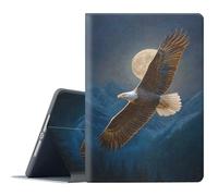 FGDRFGRW Case for 6" Kindle Paperwhite (10th Generation, 2018 Release),Adjustable Stand Auto Wake/Sleep Function Full Body Protection Cover - Moonlit Eagle Soaring