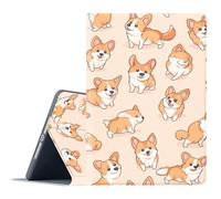 FGDRFGRW Case for 7" Kindle Paperwhite (12th Generation-2024) and Kindle Colorsoft Signature Edition,Adjustable Stand Auto Wake/Sleep Function Full Body Protection Cover - Corgi Pattern
