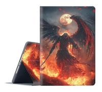 FGDRFGRW Case for Amazon Kindle Fire Max 11 Tablet (13th Gen, 2023 Release) 11",Adjustable Stand Auto Wake/Sleep Function Full Body Protection Cover - Dark Skeleton Warrior