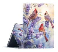 FGDRFGRW Case for iPad 10.2-Inch (2021/2020/2019 Model,9/8/7 Generation),Adjustable Stand Auto Wake/Sleep Function Full Body Protection Cover - Cardinal Bird