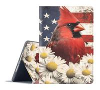 FGDRFGRW Case for iPad 10.5-Inch (iPad Air 3rd 2019/iPad Pro 2017),Adjustable Stand Auto Wake/Sleep Function Full Body Protection Cover - American Flag Cardinal
