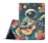 FGDRFGRW Case for Samsung Galaxy Tab A 10.1 2016 Model SM-T580/T585/T587,Adjustable Stand Auto Wake/Sleep Function Full Body Protection Cover - Astronaut Guitar