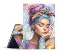 FGDRFGRW Case for Samsung Galaxy Tab A 8.4 2020 Model SM-T307,Adjustable Stand Auto Wake/Sleep Function Full Body Protection Cover - Girl Wearing a Headscarf