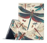 FGDRFGRW Case for Samsung Galaxy Tab A7 10.4-Inch 2022/2020 Model SM-T503/509/T500/T505/T507,Adjustable Stand Auto Wake/Sleep Function Full Body Protection Cover - Dragonfly Art