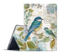 FGDRFGRW Case for Samsung Galaxy Tab A7 10.4-Inch 2022/2020 Model SM-T503/509/T500/T505/T507,Adjustable Stand Auto Wake/Sleep Function Full Body Protection Cover - Vintage Bird Flower