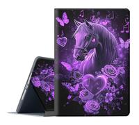 FGDRFGRW Case for Samsung Galaxy Tab A7 10.4-Inch 2022/2020 Model SM-T503/509/T500/T505/T507,Adjustable Stand Auto Wake/Sleep Function Full Body Protection Cover - Purple Horse