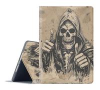 FGDRFGRW Case for Samsung Galaxy Tab A8 10.5-Inch 2022 Model SM-X200/X205/X207,Adjustable Stand Auto Wake/Sleep Function Full Body Protection Cover - Skeleton Thumbs Up