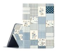 FGDRFGRW Case for Samsung Galaxy Tab A8 10.5-Inch 2022 Model SM-X200/X205/X207,Adjustable Stand Auto Wake/Sleep Function Full Body Protection Cover - Patchwork Pattern Print
