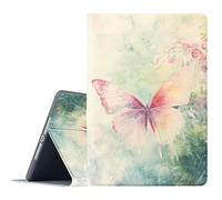 FGDRFGRW Case for Samsung Galaxy Tab A9 Plus 11-Inch 2023 Model SM-X210/X216/X218,Adjustable Stand Auto Wake/Sleep Function Full Body Protection Cover - Watercolor Butterfly