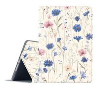 FGDRFGRW Case for Samsung Galaxy Tab S10 Ultra 2024/S9 Ultra 2023/S8 Ultra 2022 14.6 Inch,Adjustable Stand Auto Wake/Sleep Function Full Body Protection Cover - Watercolor Daisy