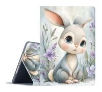 FGDRFGRW Case for Samsung Galaxy Tab S6 Lite 10.4-Inch 2024/2022/2020,Adjustable Stand Auto Wake/Sleep Function Full Body Protection Cover - Cartoon Rabbit