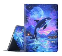 FGDRFGRW Case for Samsung Galaxy Tab S6 Lite 10.4-Inch 2024/2022/2020,Adjustable Stand Auto Wake/Sleep Function Full Body Protection Cover - Orca