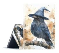 FGDRFGRW Case for Samsung Galaxy Tab S8/S7 11-Inch 2022/2020 Model SM-X700/X706/T870/T875/T878,Adjustable Stand Auto Wake/Sleep Function Full Body Protection Cover - Raven Witch Hat