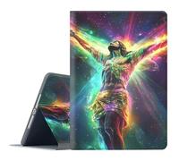 FGDRFGRW Case for Samsung Galaxy Tab S9 FE/S9 Model SM-X710/X716B/X718U/X710/X716B,Adjustable Stand Auto Wake/Sleep Function Full Body Protection Cover - Christian Jesus