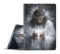 FGDRFGRW Case for Samsung Galaxy Tab S9 FE/S9 Model SM-X710/X716B/X718U/X710/X716B,Adjustable Stand Auto Wake/Sleep Function Full Body Protection Cover - Christian Jesus