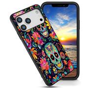 FGDRFGRW Designed for Apple iPhone 17 Pro 6.3" Case,Soft Frosted TPU Ultra Thin Cover,Shock-Absorption,Anti-Scratch Protective Case,Sugar Skull Day of The Dead