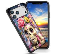 FGDRFGRW Designed for Apple iPhone 17 Pro Max 6.9" Case,Soft Frosted TPU Ultra Thin Cover,Shock-Absorption,Anti-Scratch Protective Case,Day of The Dead Sugar Skull