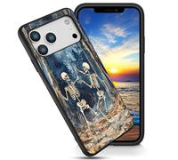 FGDRFGRW Designed for Apple iPhone 17 Pro Max 6.9" Case,Soft Frosted TPU Ultra Thin Cover,Shock-Absorption,Anti-Scratch Protective Case,Skeleton Dance