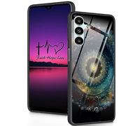 FGDRFGRW Designed for Galaxy A05s Case,Tempered Glass Back with Soft Silicone Bumper Shock Protective Case for Samsung Galaxy A05s 6.7" 2023,Gtarry Sky Mancha