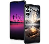 FGDRFGRW Designed for Galaxy A13 5G Case,Tempered Glass Back with Soft Silicone Bumper Shock Protective Case for Samsung Galaxy A13 5G 6.4" 2022,Milky Way