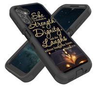 FGDRFGRW Designed for Galaxy A17 5G 6.7 Inch Case,Heavy-Duty Rugged and Durable,Shockproof Hybrid Dual-Layer Armor Protective Shell,Bible Verses Proverbs 31:25