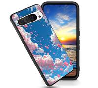 FGDRFGRW Designed for Google Pixel 10 Pro XL 6.8" Case,Soft Frosted TPU Ultra Thin Cover,Shock-Absorption,Anti-Scratch Protective Case,Cherry Blossom Petal