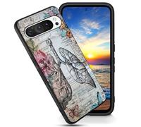 FGDRFGRW Designed for Google Pixel 9 Pro XL 6.8" Case,Soft Frosted TPU Ultra Thin Cover,Shock-Absorption,Anti-Scratch Protective Case,Vintage Lung Anatomy