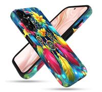 FGDRFGRW Designed for Samsung Galaxy A17 5G Case,2 Layer TPU+PC Cover,Shockproof Protective Cover - Colorful Dreamcatcher