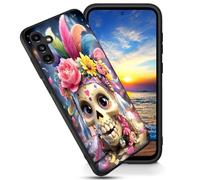 FGDRFGRW Designed for Samsung Galaxy A25 5G 6.5" Case,Soft Frosted TPU Ultra Thin Cover,Shock-Absorption,Anti-Scratch Protective Case,Day of The Dead Sugar Skull