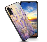 FGDRFGRW Designed for Samsung Galaxy A26 5G 6.7" Case,Soft Frosted TPU Ultra Thin Cover,Shock-Absorption,Anti-Scratch Protective Case,Lavender Watercolor