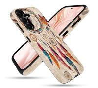 FGDRFGRW Designed for Samsung Galaxy A54 5G Case,2 Layer TPU+PC Cover,Shockproof Protective Cover - Bohemian Dreamcatcher