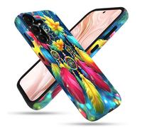 FGDRFGRW Designed for Samsung Galaxy A54 5G Case,2 Layer TPU+PC Cover,Shockproof Protective Cover - Colorful Dreamcatcher
