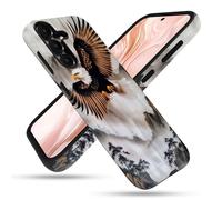 FGDRFGRW Designed for Samsung Galaxy S25 5G/S24 5G Case,2 Layer TPU+PC Cover,Shockproof Protective Cover - Eagle