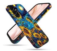 FGDRFGRW Designed for Samsung Galaxy S26 5G Case,2 Layer TPU+PC Cover,Shockproof Protective Cover - Van Gogh Sunflower Starry Night