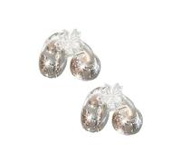 FGDTREE 1/2Pcs Crystal Earphone Clip Open Ear Decorative Clip Earbuds Earphone Accessories Removeable Decoration Metal Headphone Clips