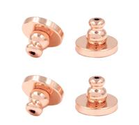 FGDTREE 4Pcs Big Earring Lifters Versatile Earring Stoppers Backings Pierced Ear Backs Hypoallergenical Ear Nut Comfortable Backs