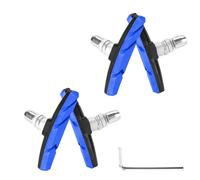 FGDTREE 4Pcs Road Bike V Shape Brake Pad Bicycles V Clamp Professional Caliper Brakes Pad Easy to Installation Road Bike Brake Clamp Wear Resistant Block