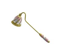 FGDTREE Antique Wicks Flame Extinguishers Metal Snuffer Tool with Long Handle for Safely Extinguishing Scented Elegant Cover