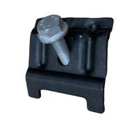 FGDTREE Battery Holder with Bolt Terminals Battery Holder Bracket with Screw for 1J0803219 Iron Press Plate for Replacement