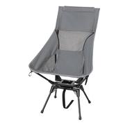FGDTREE Broad Whirling Bending Camp Chair Comprehensive Turn Base Ventilated University Fabric Excellent for Fishing Beach Backpacking Family Gatherings Strong Bending Camp Chair University Fabric