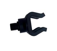 FGDTREE Carp Rod Holder Head with Threaded Base, Curved Rest Cradle in ABS for Fishing Setup and Rod Placement Carp Fishing Rest Head Curved Cradle Threaded Base ABS Holder Clip Bottom Setup