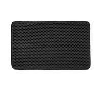 FGDTREE Cats Litter Box Mat Honeycomb Water Resistant Scatter Control for Floor Double Layered Soft on Kitten Paw