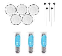 FGDTREE Classroom Observation Pins 300 Pieces, 304 Stainless Steel Collection Mounting Pins with Clear Tube Storage and Three Assorted Sizes for Pinning Use
