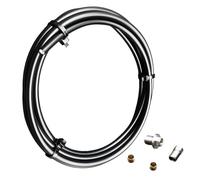 FGDTREE Complete Hydraulic Disc Brake Hose Assembly for Road Bikes with 2000mm Tube and Machined Adapters Road Bike Disc Brake Replacement