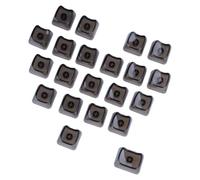 FGDTREE Creative Kitten Pattern Keyboards Keycaps in Soft Clear Color with Heart Pattern Widely Fit for Mechanical Keyboards Mechanical Caps