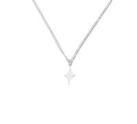 FGDTREE Dainty Star Choker Necklace HipHop Fashionable Chain Lucky Color Cable Chain for Men Women Silver Choker Jewelry for Women