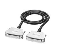 FGDTREE DB50 Male Female 50Pin Shielded Cable, Black Extension Cable for Commercial Applications Data Grade Wire