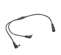 FGDTREE DC5521 Y Splitter Power Cable 5.5x2.1mm Female to 2/3/4 Male Extension Cord for CCTV LED Light 40CM CCTV Power Cable